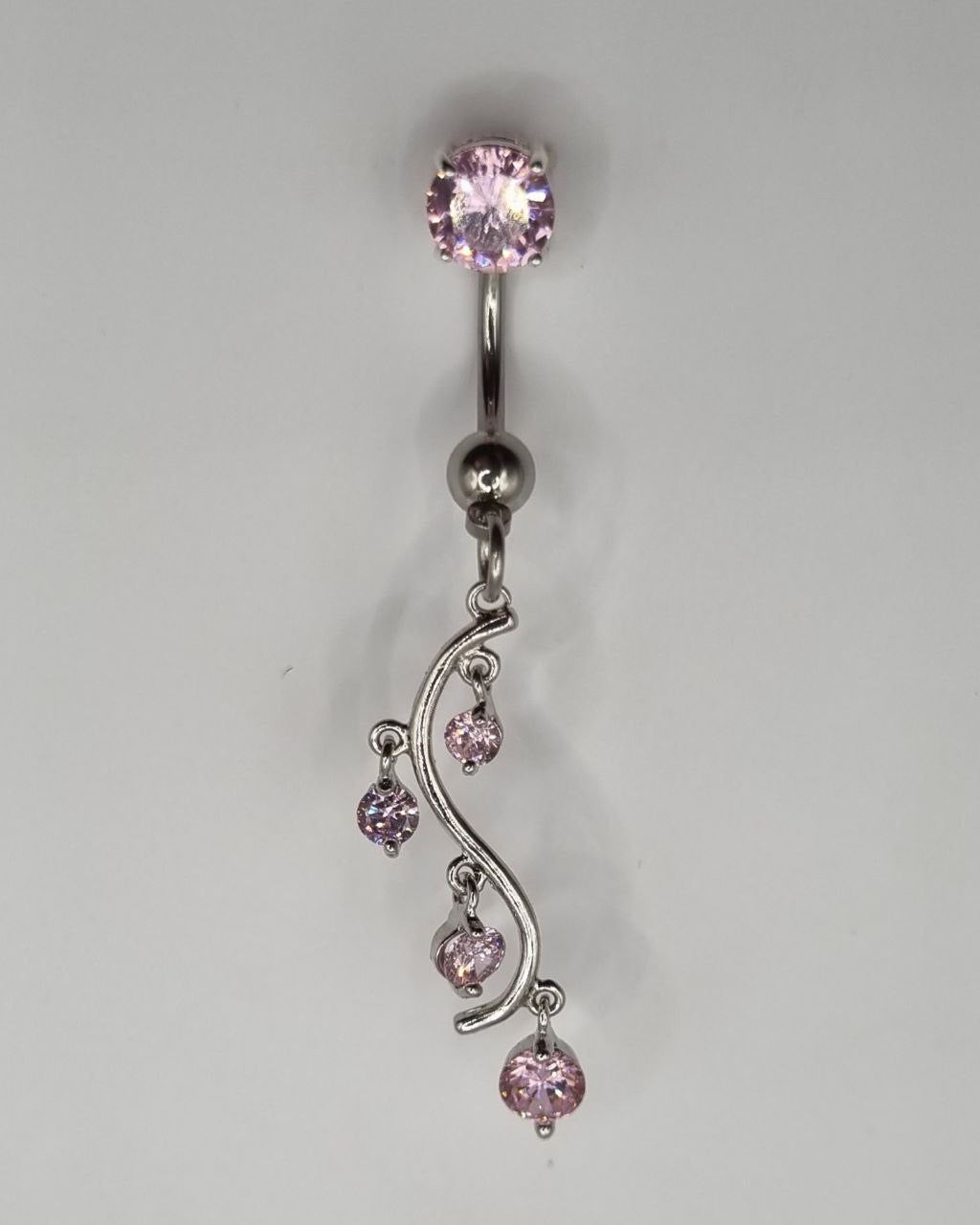 Vine Belly Bar - Rose | Nature-Inspired Elegance with a Touch of Romance